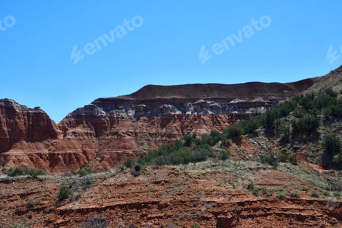 Preview: Red rock formations at Palo Duro Canyon.