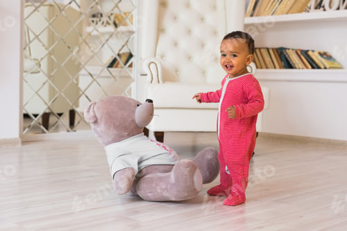 Preview: Happy Mixed Race Toddler Boy