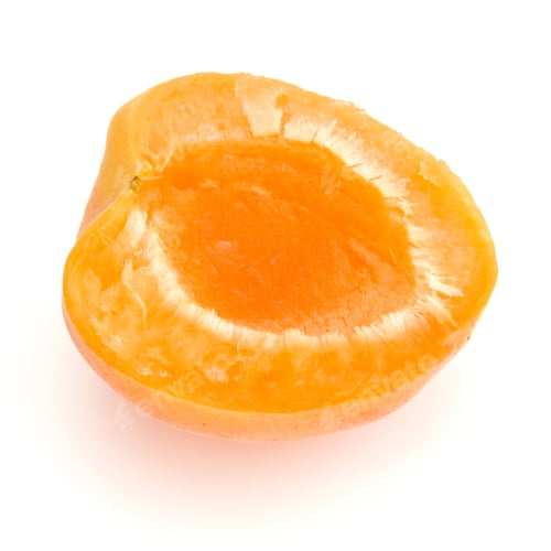 Preview: Bright Close-up of a Fresh Apricot Half