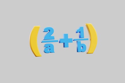 Preview: Blue mathematical formula expression design