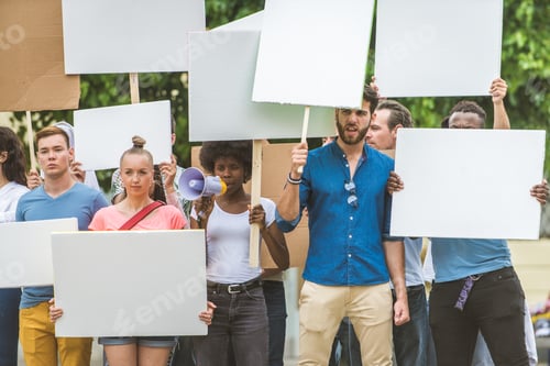 Preview: Activists demonstrating against social issues