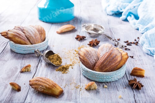 Preview: Homemade anise cookies Madeleine