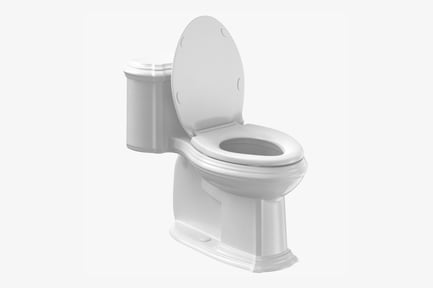 Preview: Classic Style Toilet - Open Lid