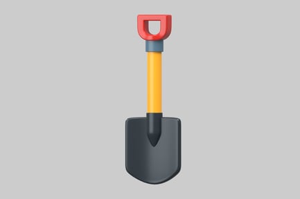 Preview: Hand shovel with handle