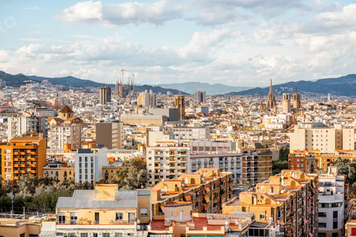 Preview: Barcelona city view