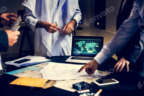 Preview: Diverse people business meeting shoot