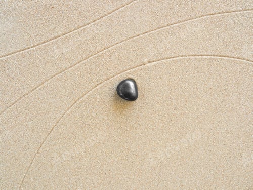 Preview: Zen garden sand background Japanese