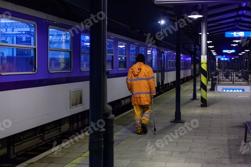 Vista previa: train at the railway station