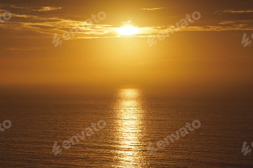 Preview: Our sun, setting over the Pacific. Awe inspiring.