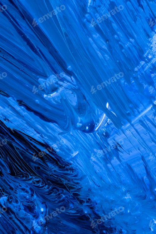 Preview: Abstract flow of liquid paints in mix