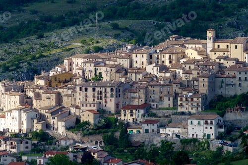 Preview: Barrea, old village in Abruzzi, Italy
