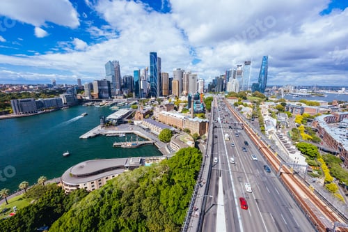 Preview: Sydney Skyline From The Harbour Bridge in Australia