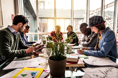 Preview: Team of creative business people