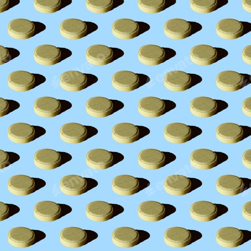 Preview: The Tablets Are Placed On A Bright Background