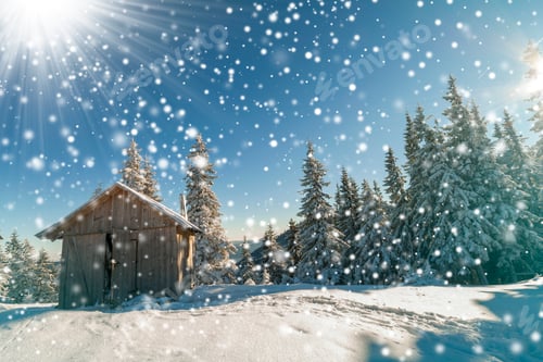 Preview: Fairy tale winter landscape