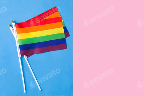 Preview: LGTB or rainbow flag. Gay pride flag
