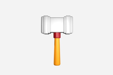 Preview: 3D Long Handle Double Head Heavy Striking Sledgehammer Icon