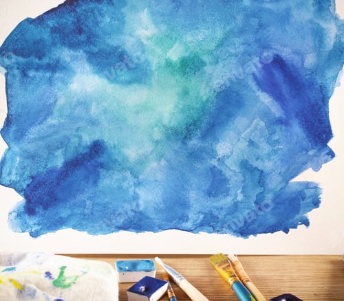Preview: Background Image Watercolor Abstraction
