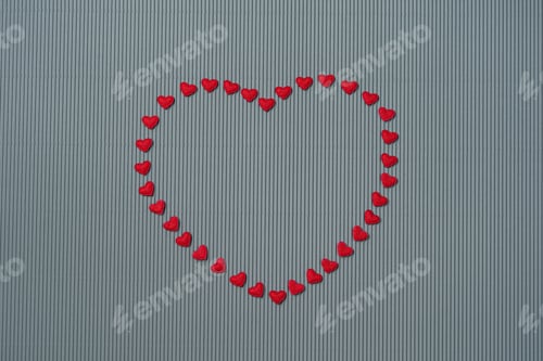 Preview: Valentines day background with heart