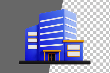 Preview: Office Building 3D Icon