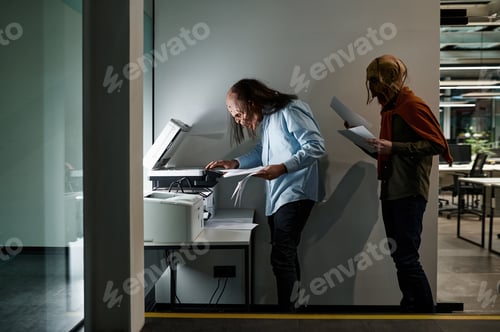 Preview: Zombie manager group in queue for copier at office