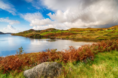 Preview: Looking out over Loch inchard cloaked in Autmun colour