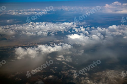 Preview: Clouds viewed from airplane