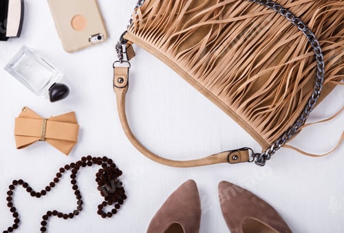 Preview: Still life of fashion woman.