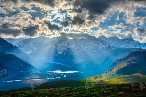 Preview: HImalayan landscape with Himalayas mountains