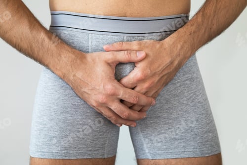 Preview: Young man suffering from penile pain