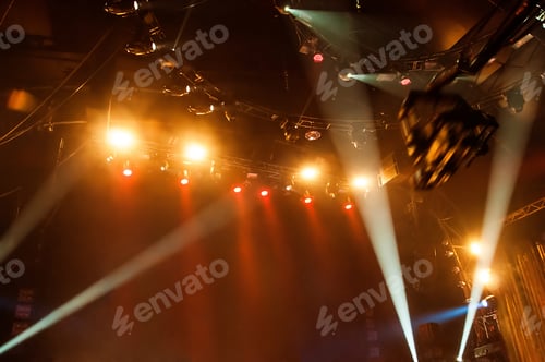 Preview: Performance of the musicians on the rock concert, filming for te
