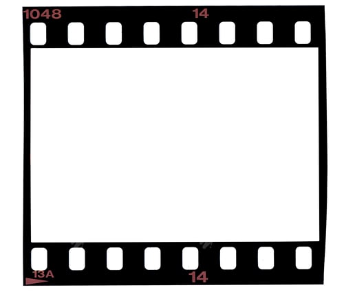 Preview: One picture Film strip texture with blank space