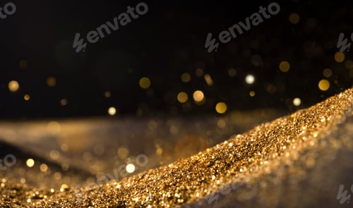 Preview: Bokeh Abstract Background with Glitter Lights. Blurred Soft vintage colored.