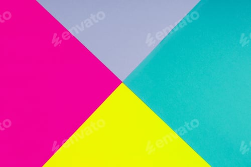 Preview: Abstract geometric background in bright neon colors
