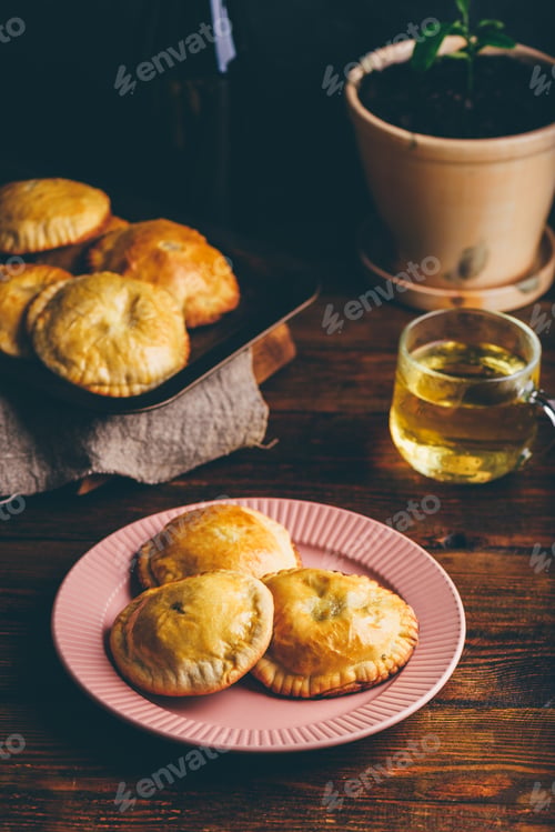 Preview: Hand Pies with Chives and Mushrooms
