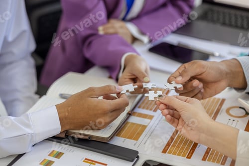 Preview: entrepreneurs brainstorm together to develop new products in a conference room