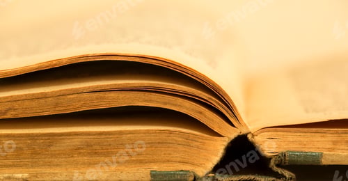 Preview: Opened holy bible book banner