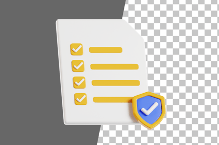 Preview: Compliance Document 3D Icon