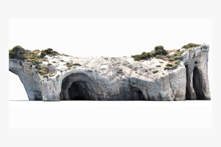 Preview: Coastal Mediterranean Cliffside with Caves