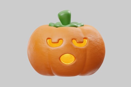 Preview: Pumpkin with Carved Face