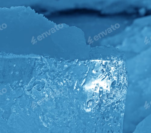Preview: natural blue ice and snow