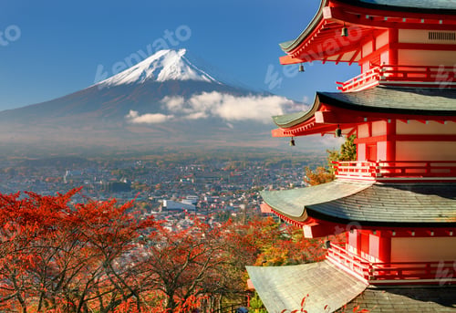 Preview: Mt. Fuji and Pagoda