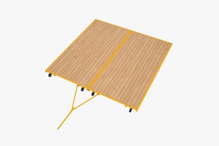 Preview: Aircraft Transport Dolly with Wood Deck