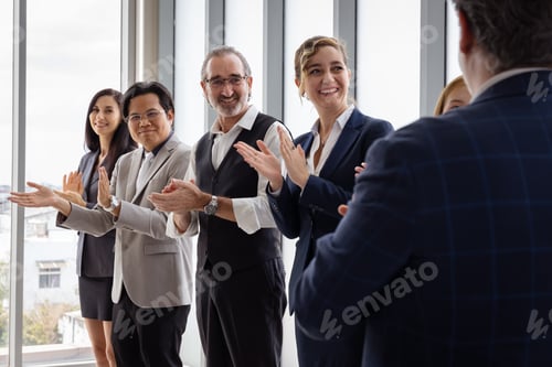 Preview: Group of multiethnic businessmen
