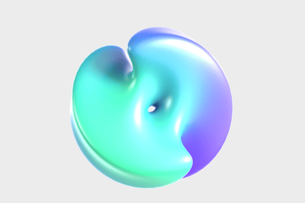 Preview: Glossy Torus Abstract Shape