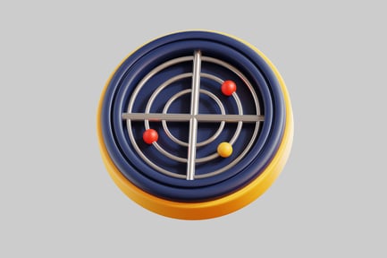 Preview: Circular maze ball game toy