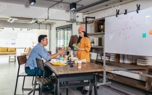 Preview: Startup Team Brainstorming Innovative Eco-Friendly Packaging Solutions