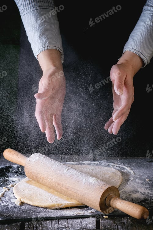 Preview: Rolled out dough