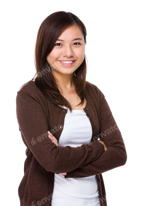 Preview: Asian woman portrait