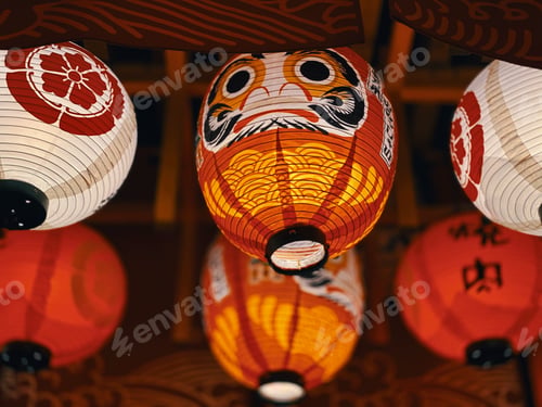 Preview: Japanese lanterns